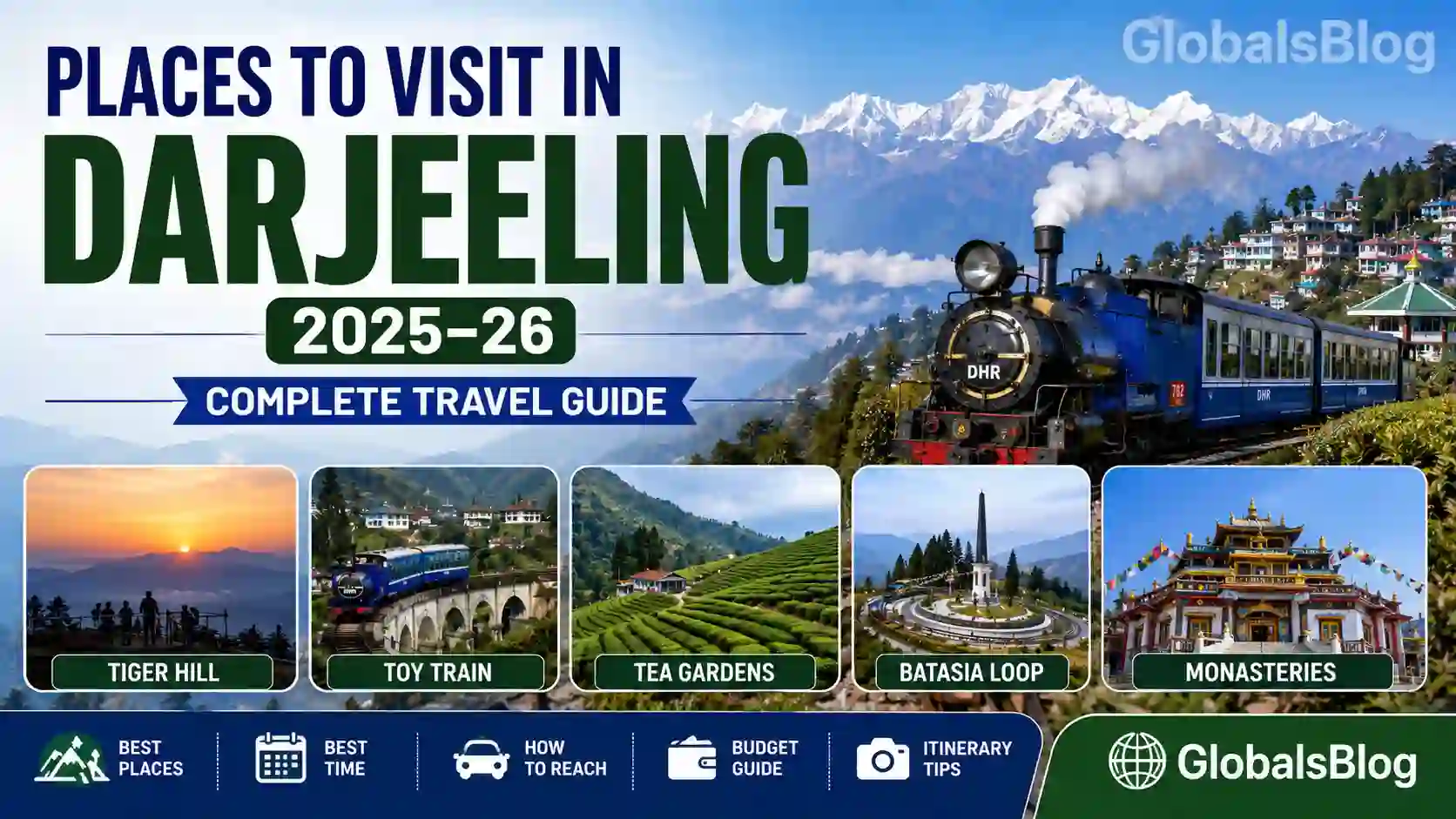 Places to Visit in Darjeeling 2025–26 — Complete Travel Guide