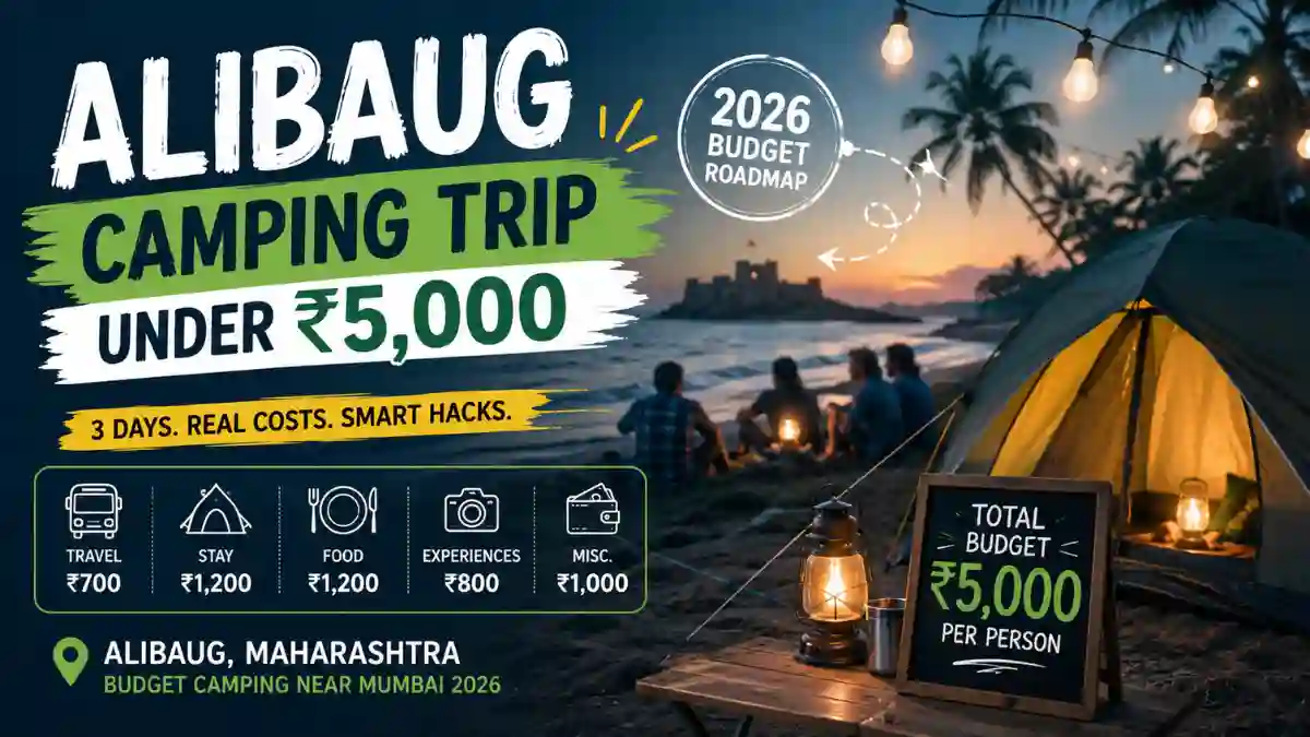Alibaug Camping Trip Under ₹5,000 — 2026 Budget Roadmap