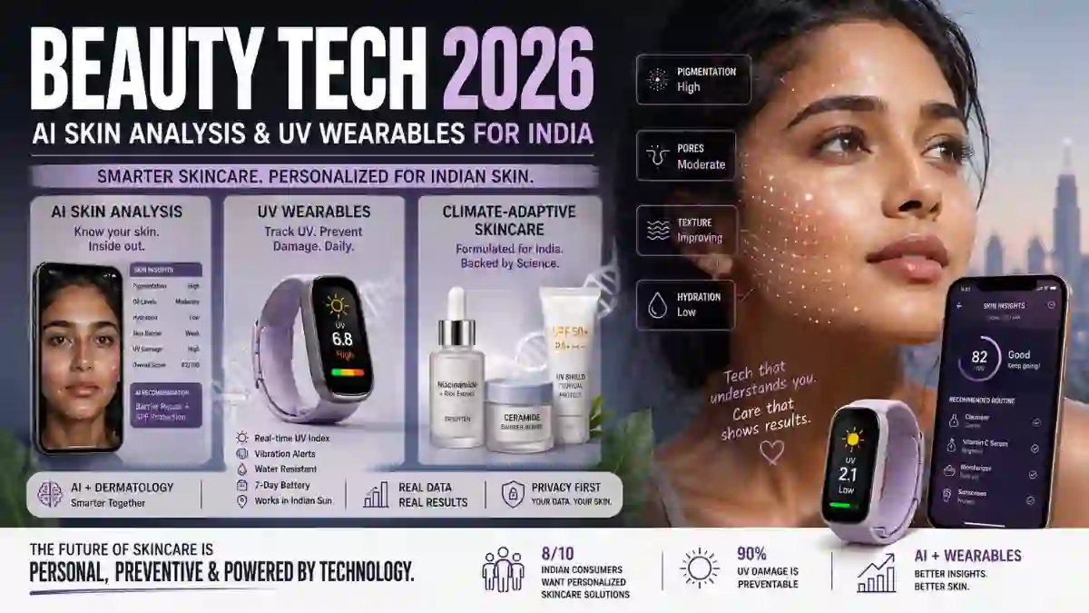 Beauty Tech 2026 — AI Skin Analysis & UV Wearables