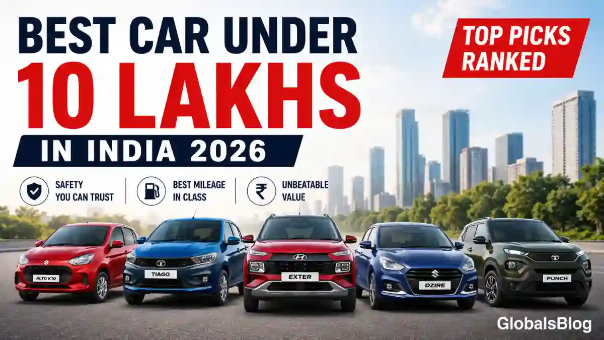 Best Car Under 10 Lakhs India 2026 — Top Picks
