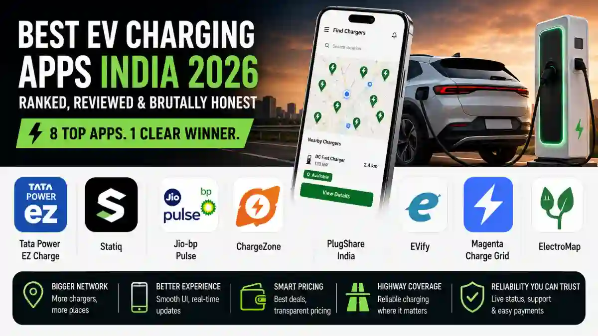 Best EV Charging Apps India 2026 — Ranked & Reviewed