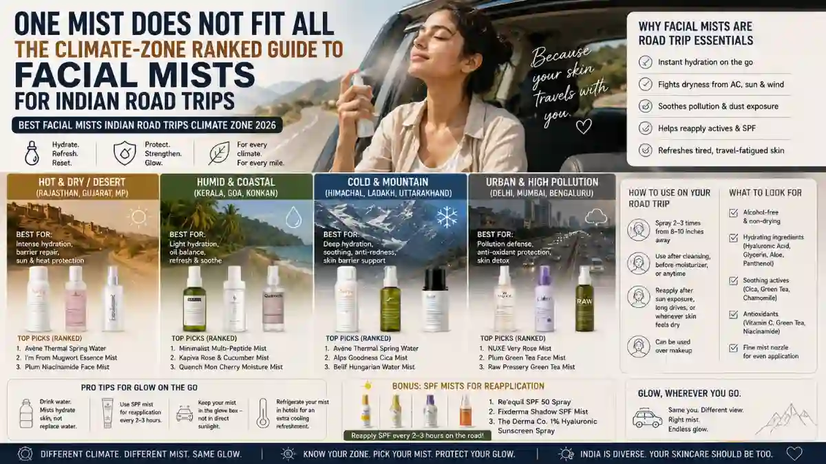 Best Facial Mists for Indian Road Trips 2026