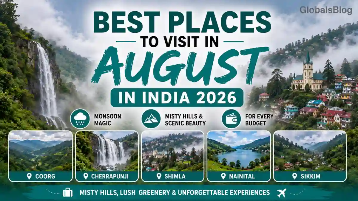 Best Places to Visit in August in India 2026