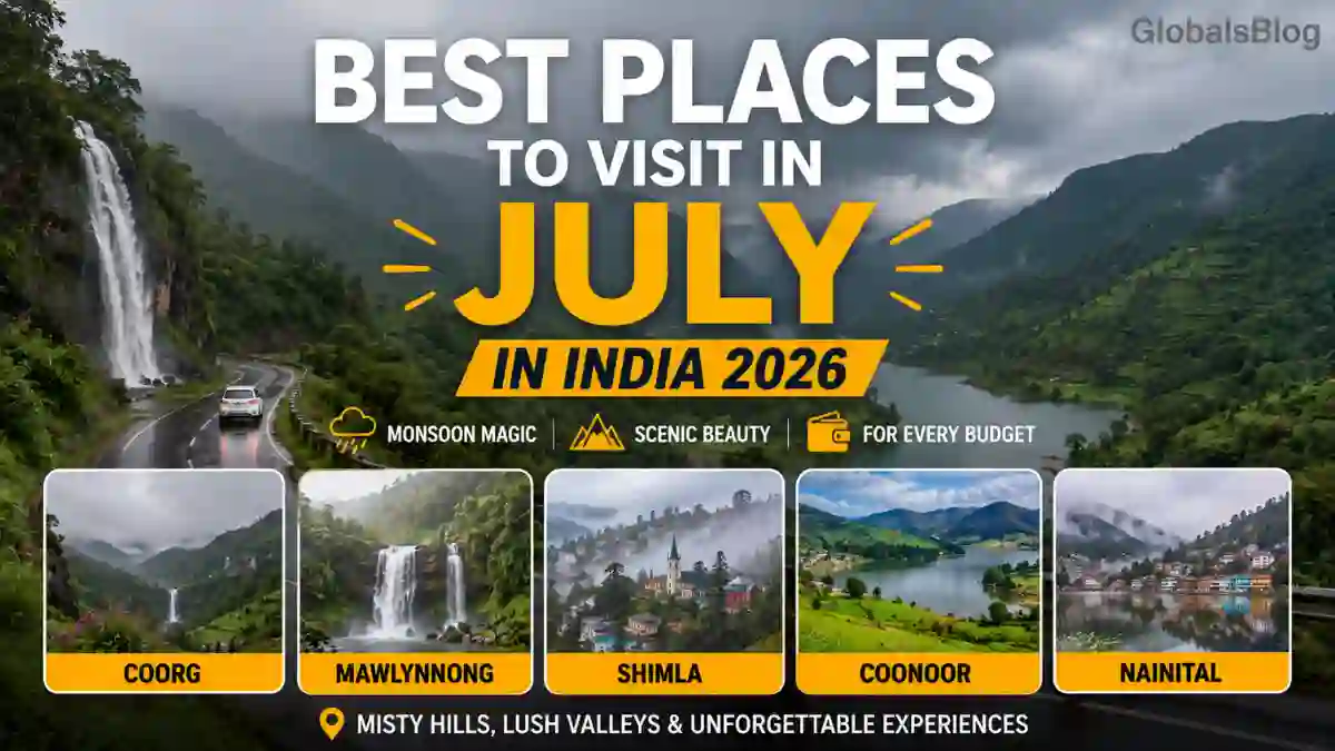 Best Places to Visit in July in India 2026