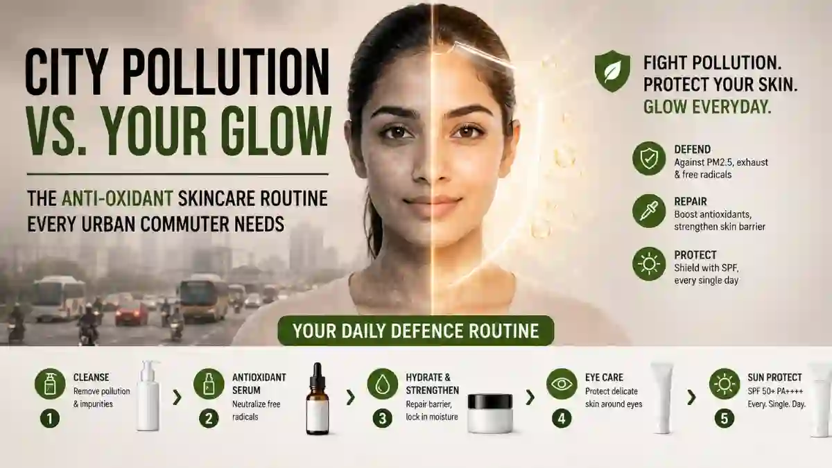 Anti-Oxidant Skincare for Urban Commuters 2026