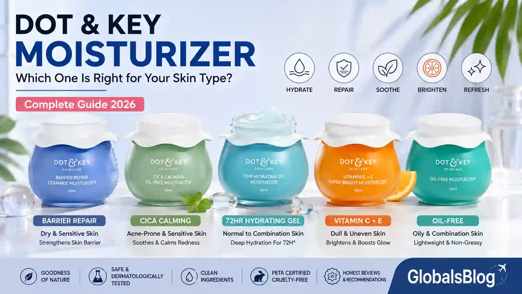 Dot and Key Moisturizer — Which One Is Right for Your Skin Type?