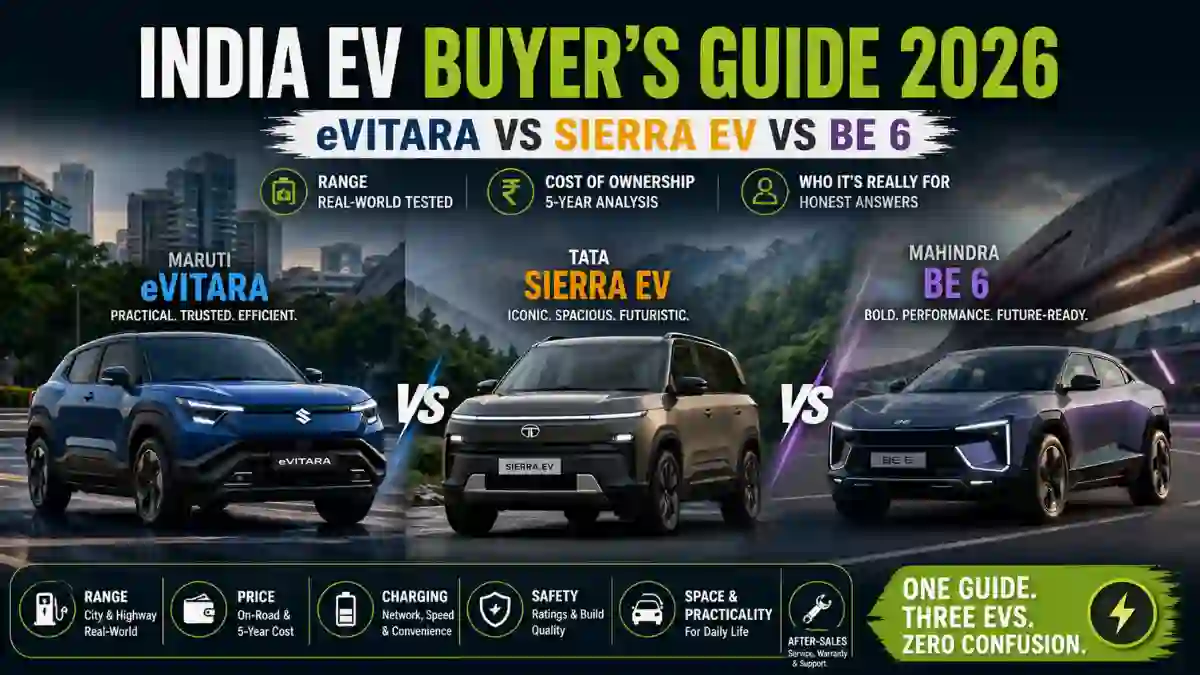 India EV Buyers Guide 2026 — eVitara vs Sierra EV