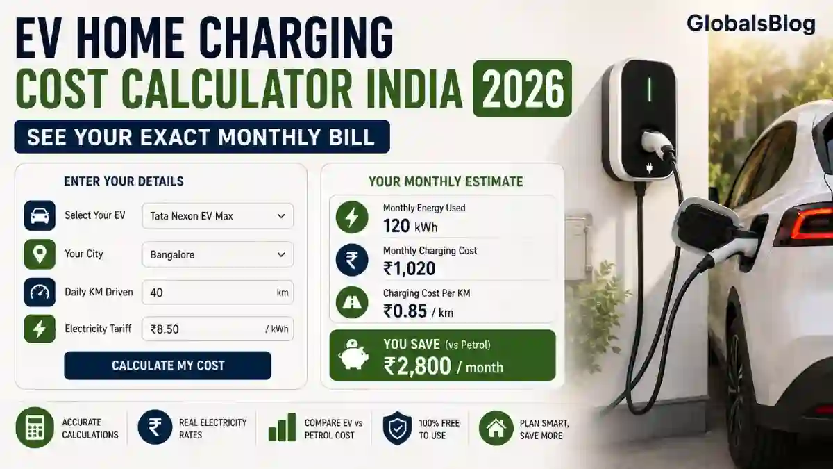 EV Home Charging Cost Calculator - Real Monthly Bill