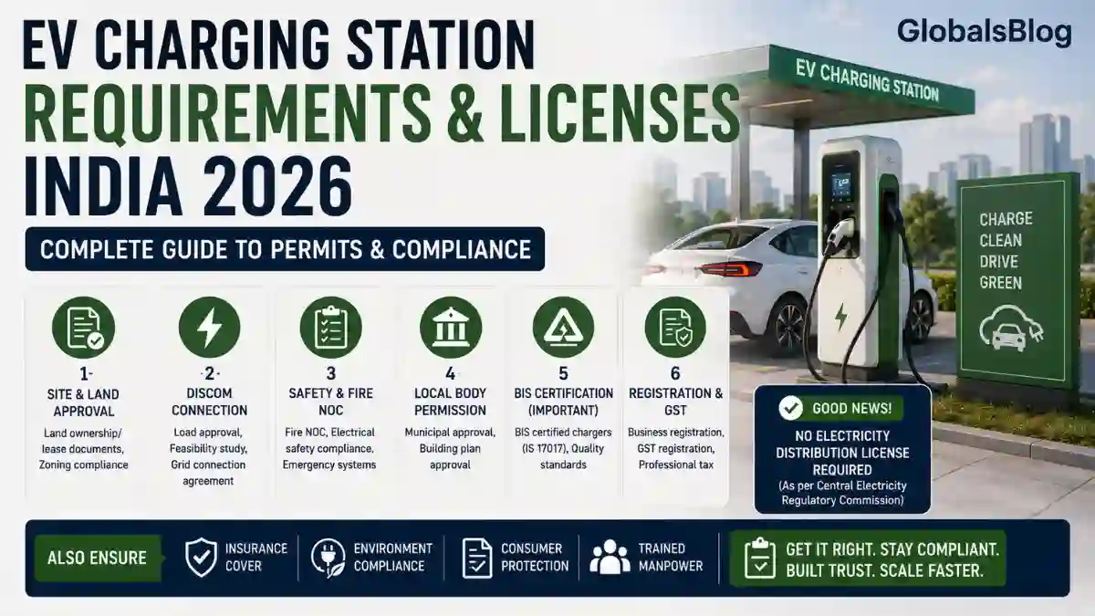 EV Charging Station Requirements & Licenses India 2026