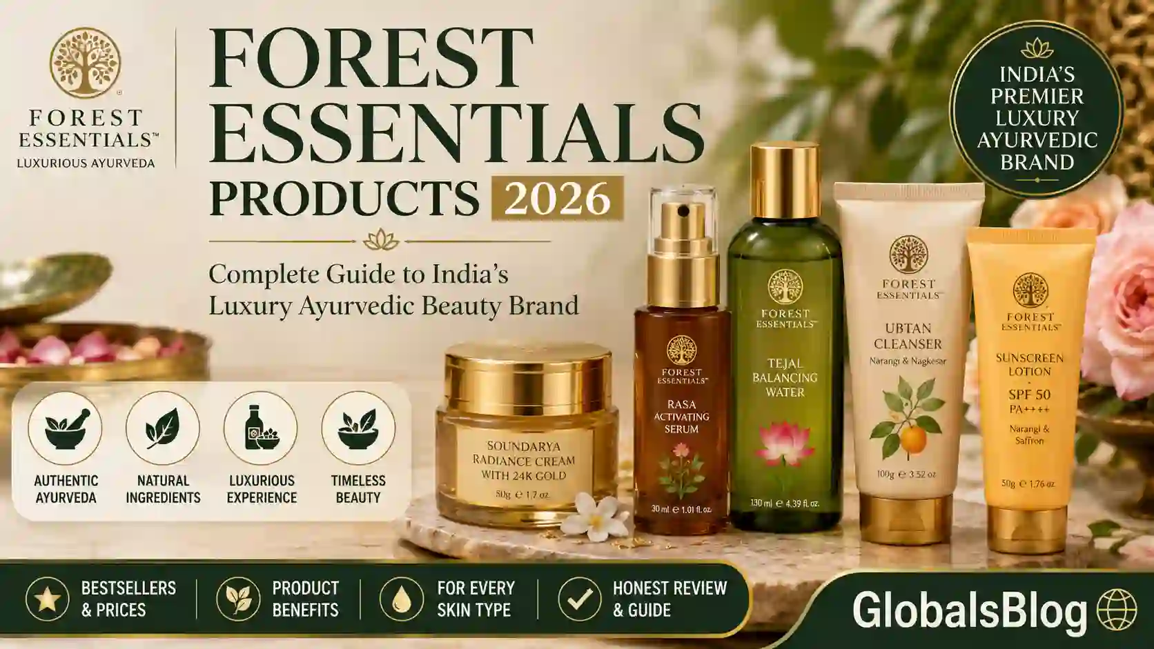 Forest Essentials Products 2026 — Complete Guide to India's Luxury Ayurvedic Beauty Brand
