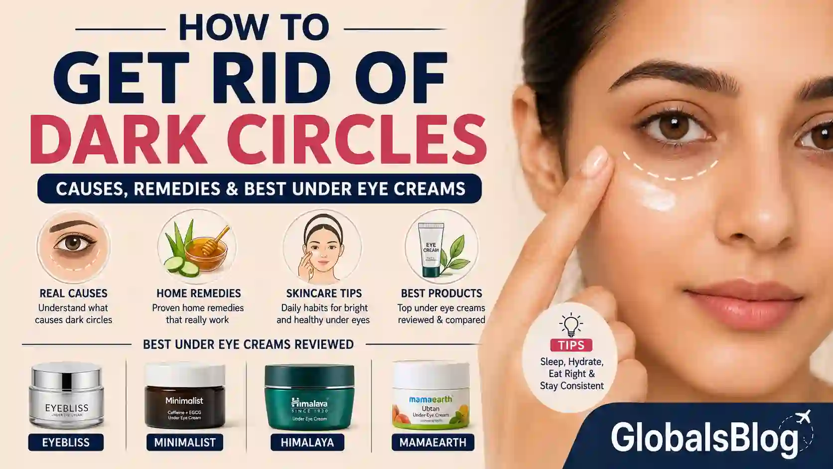 How to Get Rid of Dark Circles — Causes, Remedies and Best Under Eye Creams