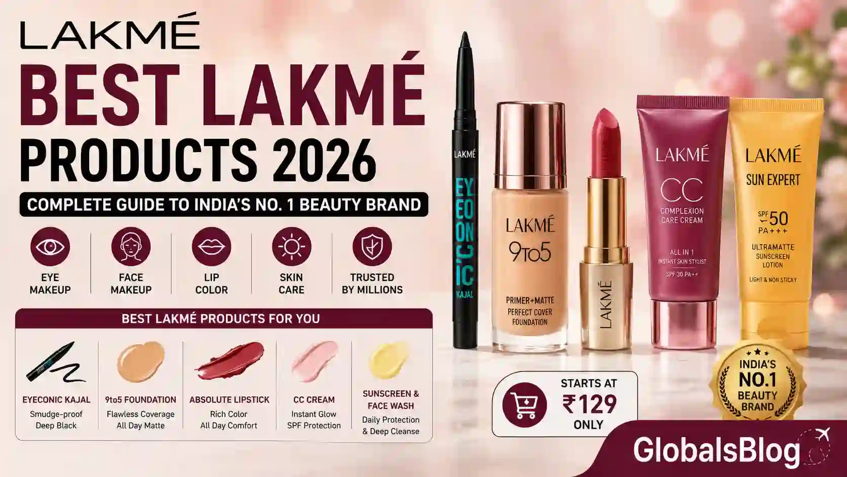 Best Lakme Products — Kajal, Foundation, Lipstick and Complete Guide 2026