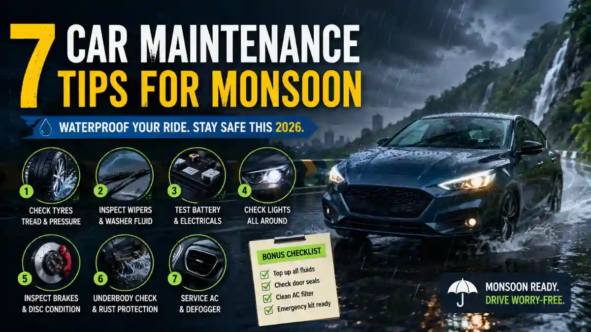 Car Maintenance Tips for Monsoon 2026 — Full Guide