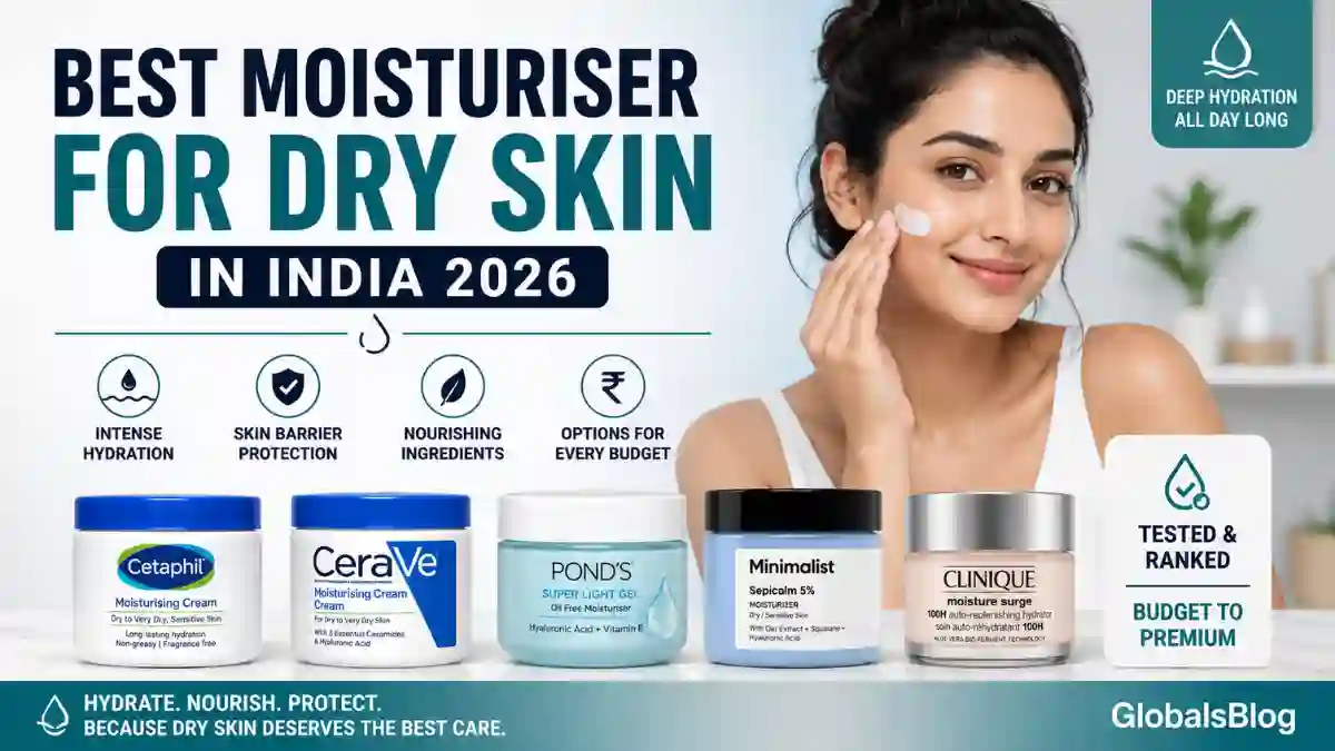 Best Moisturiser for Dry Skin in India 2026