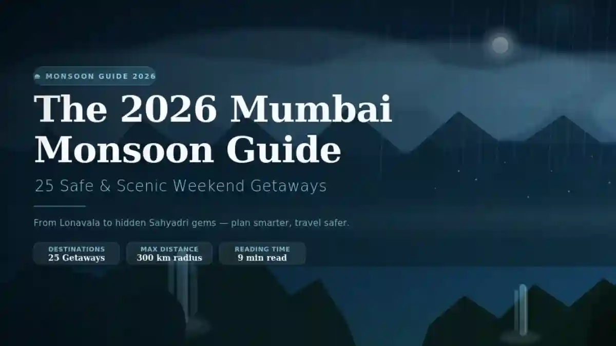 Mumbai Monsoon Getaways — 25 Weekend Escapes Worth the Drive