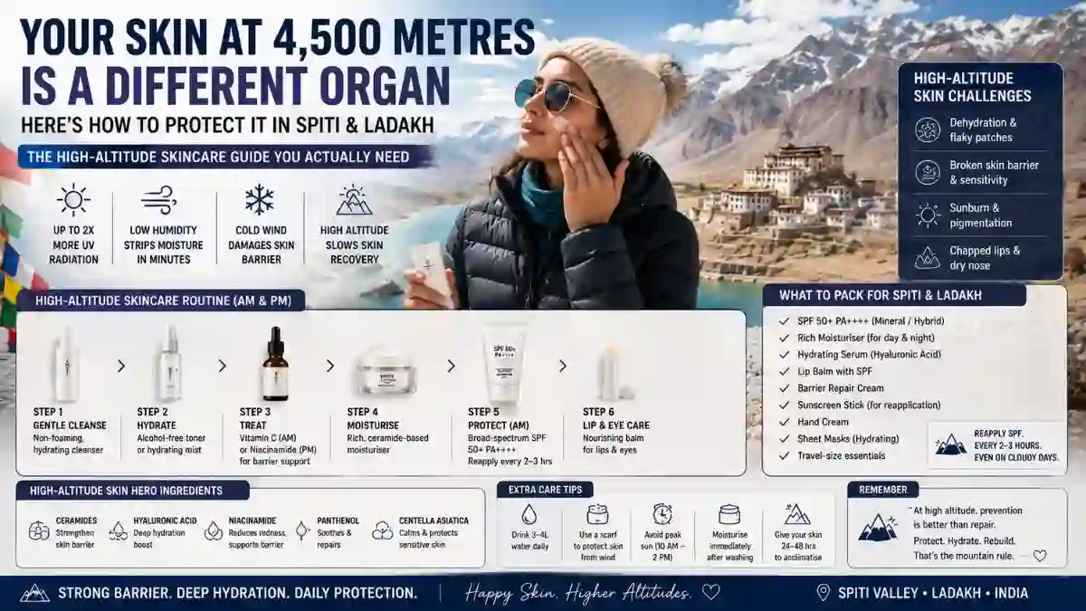 High-Altitude Skincare for Spiti & Ladakh 2026