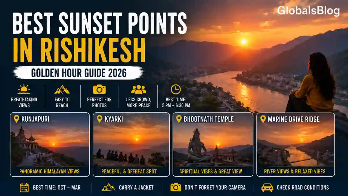 Best Sunset Points in Rishikesh | Golden Hour Guide