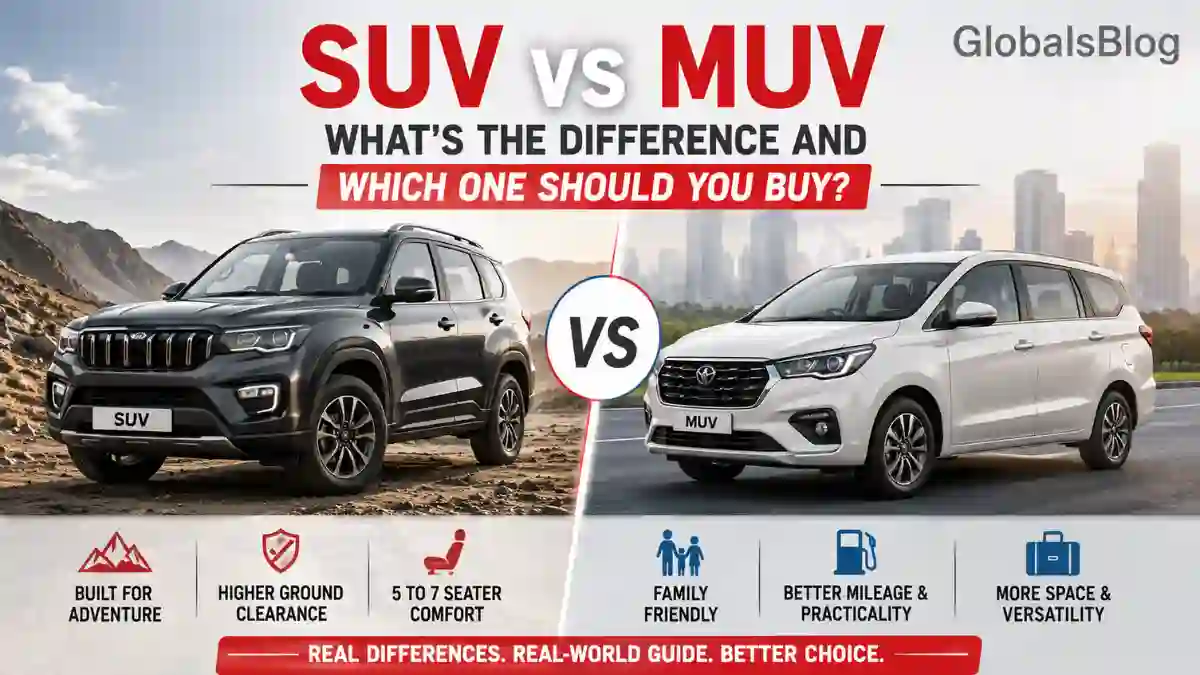 SUV vs MUV — The Difference Most Car Buyers Get Wrong