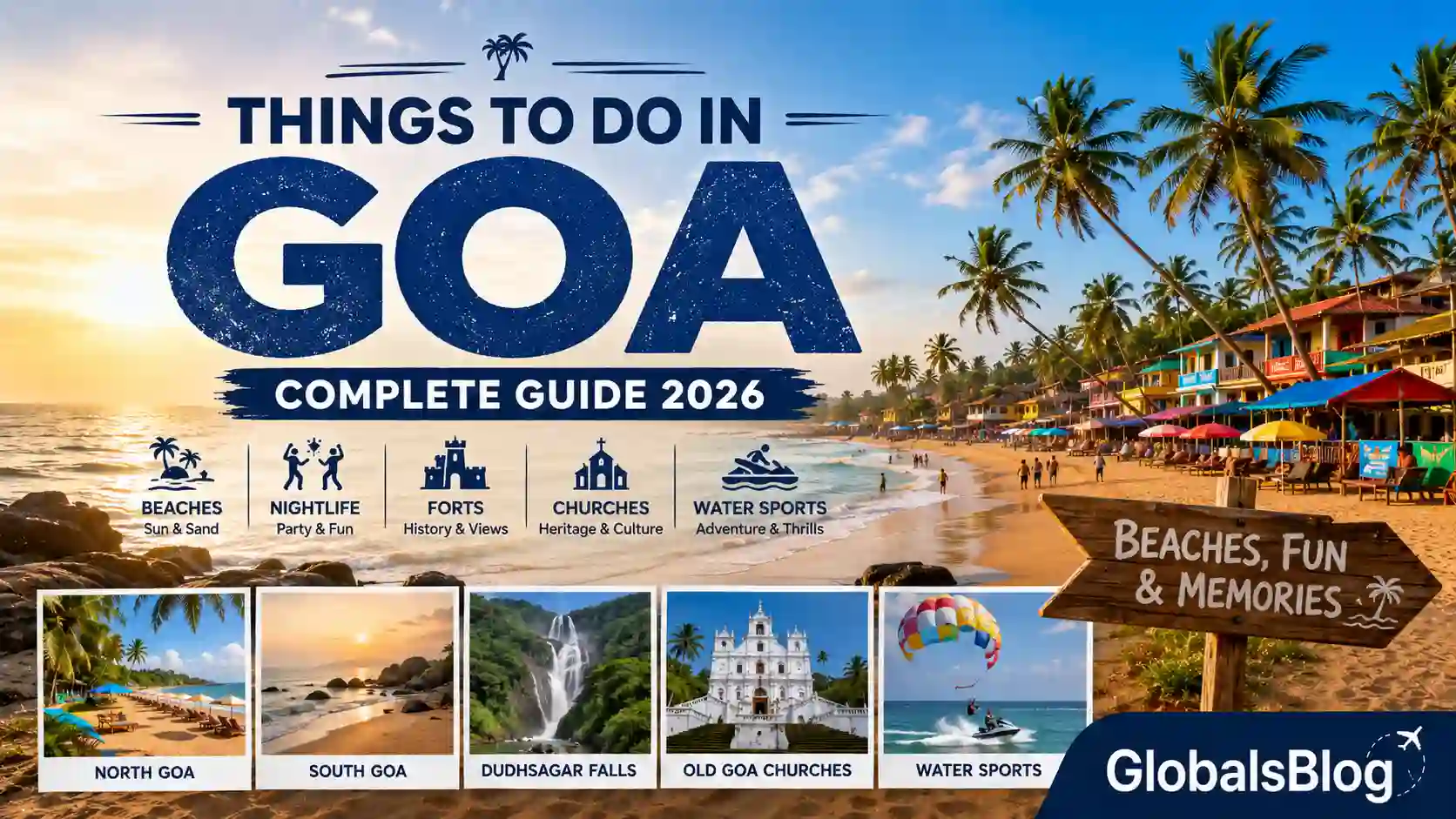Things to Do in Goa — Complete Guide: North Goa, South Goa, Beaches and Beyond