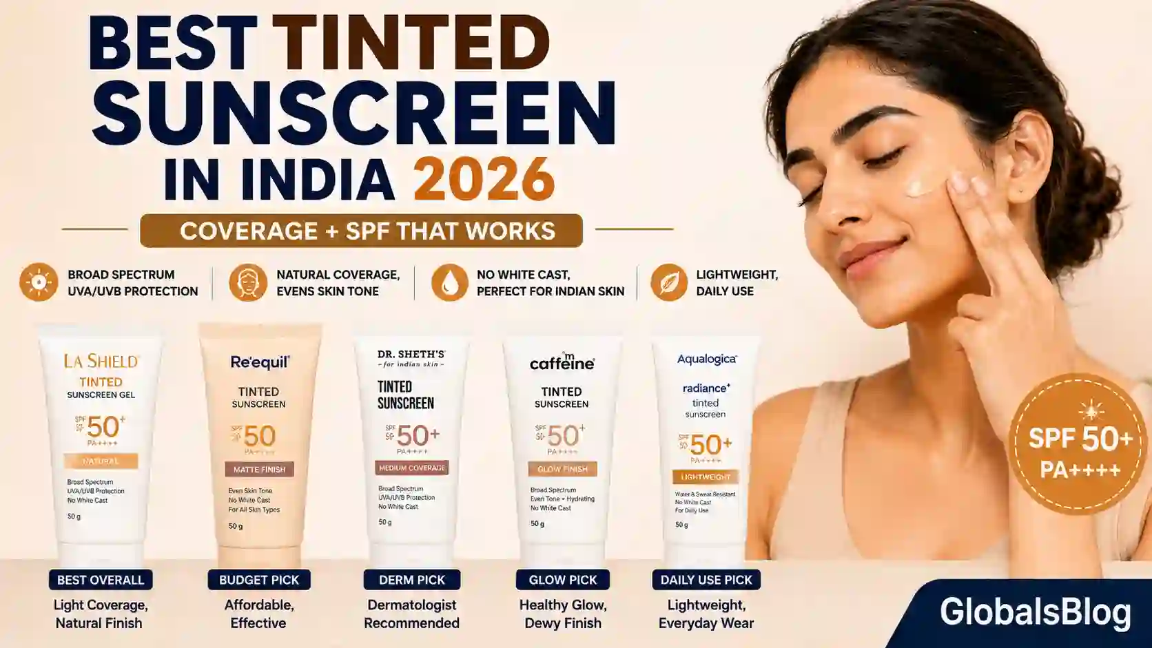 Best Tinted Sunscreen in India 2026 Coverage and SPF