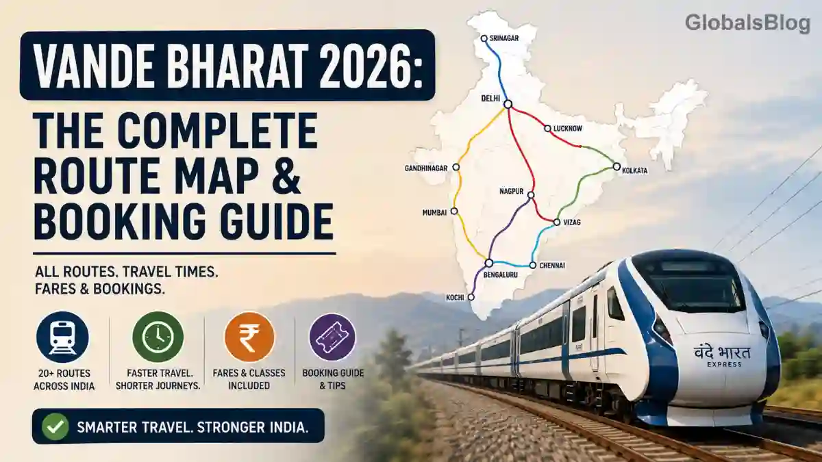 Vande Bharat 2026 — Complete Routes & Map Guide