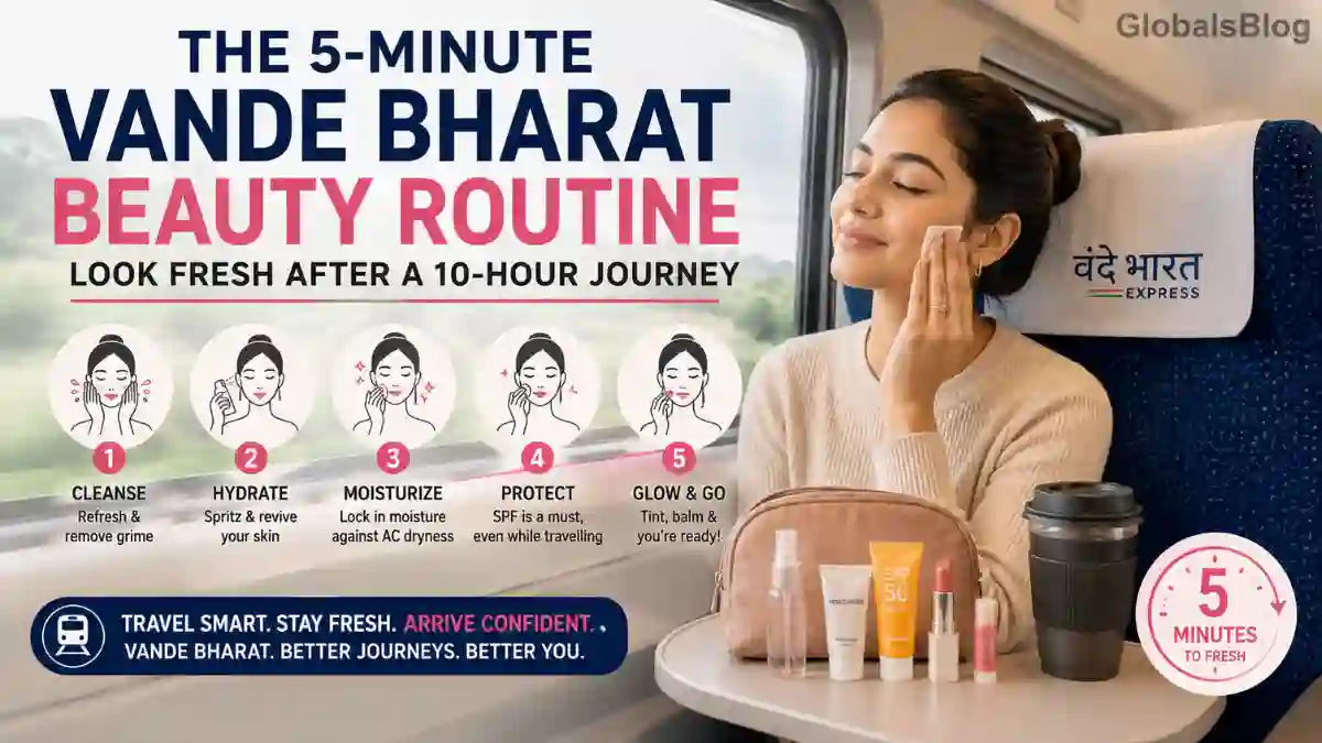 5-Min Vande Bharat Beauty Routine — Stay Fresh